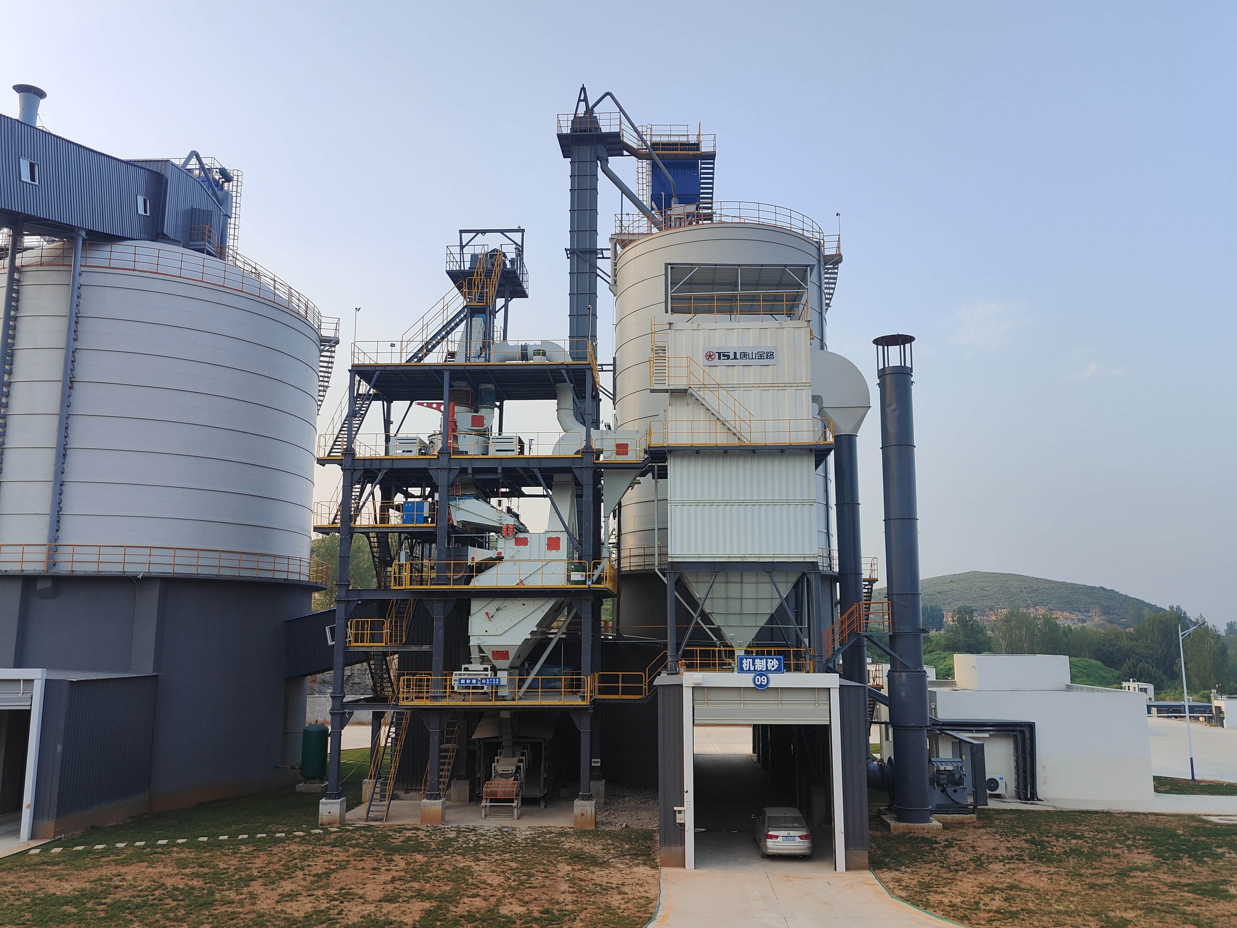 干法制砂樓：塔樓式布局，空間利用的優(yōu)化大師